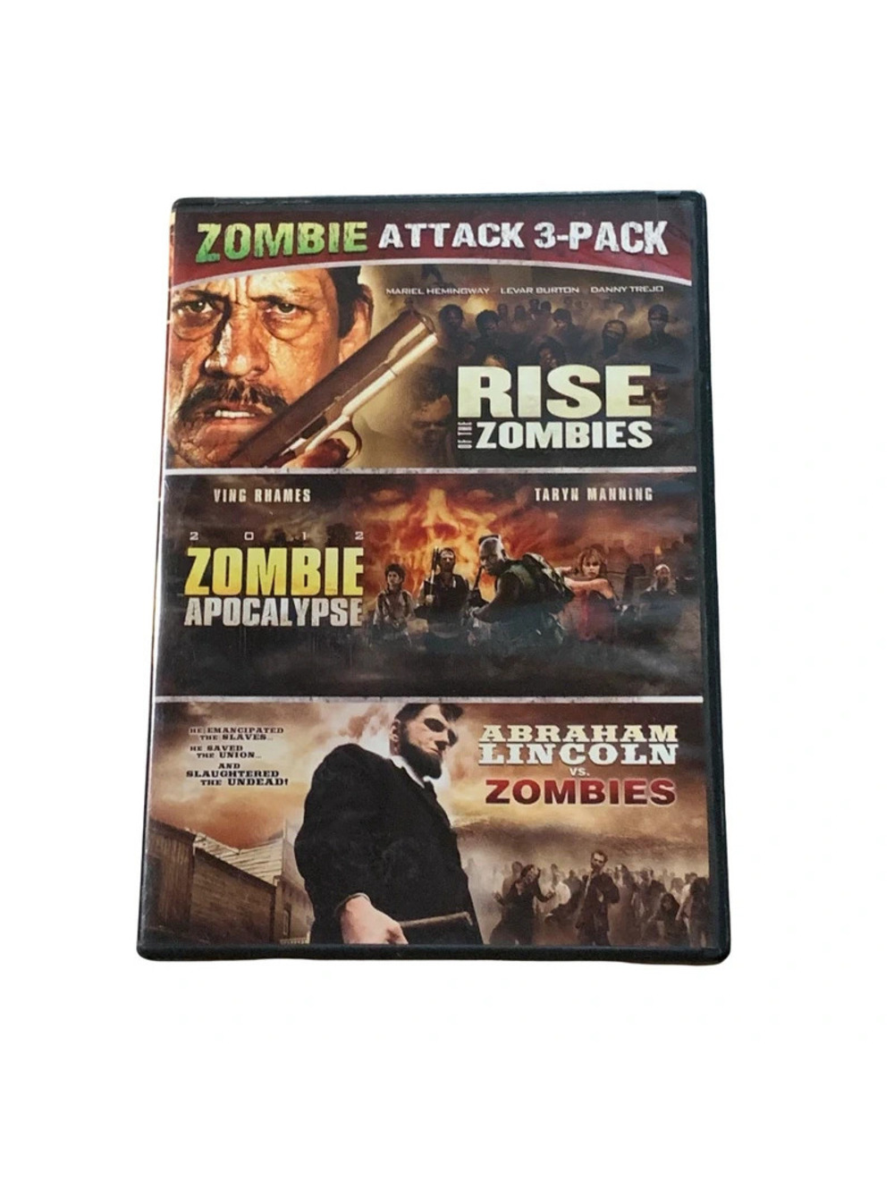 Zombie Attack 3-Movie Collection DVD Set Horror Action Sci-Fi NR 2012